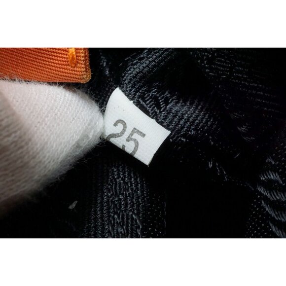 Prada Orange Re-edition 2000 Satchel with Gold Metal Handles - Picture 7 of 10